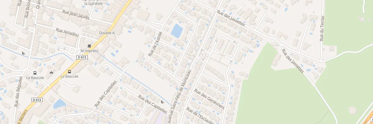 Plan du 9 Rue de la Draille à Gigean