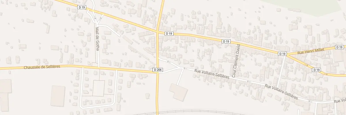 Plan du 170 Rue Voltaire Sellières à Romilly-sur-Seine