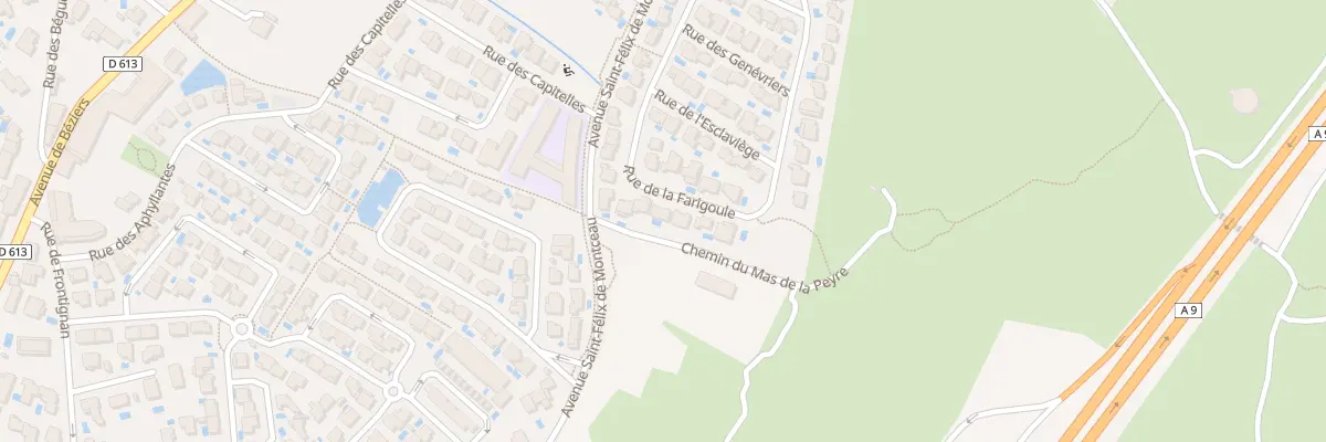 Plan du 22B Rue de la Farigoule à Gigean