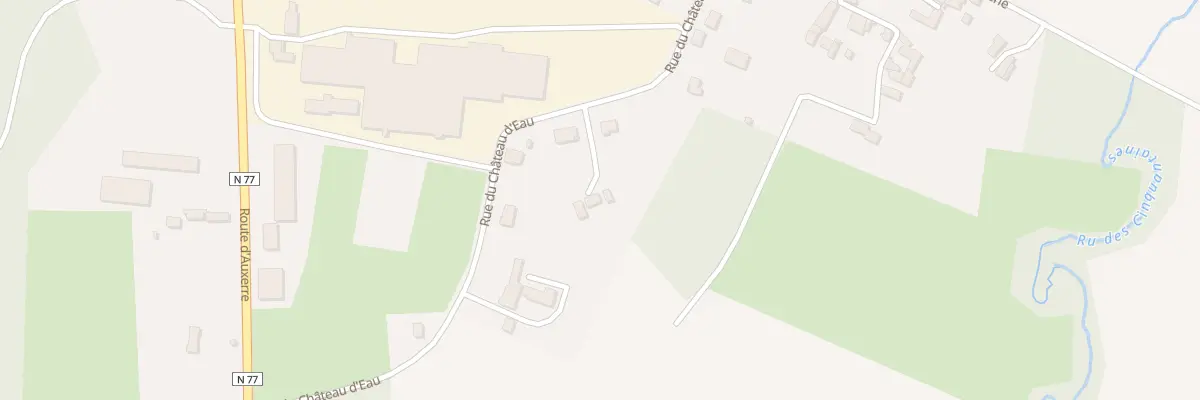 Plan du 8B Rue du Château d’Eau à Pontigny