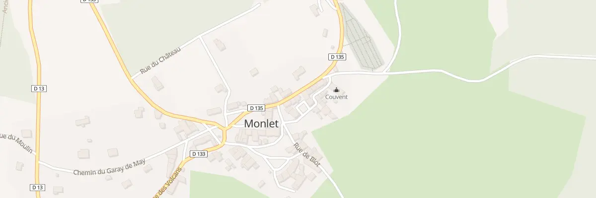 Plan du 5031 Le Bourg à Monlet