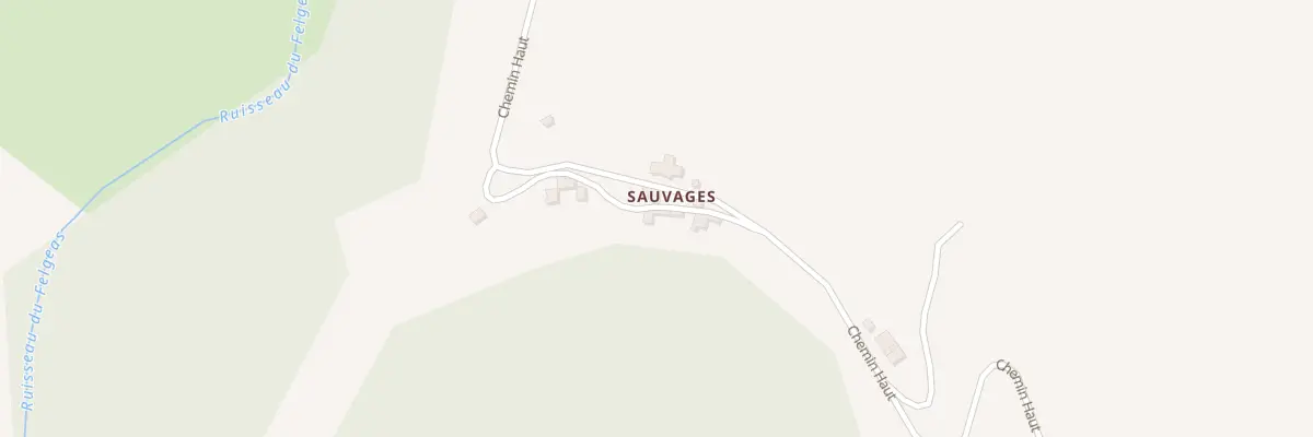 Plan du 5024 Sauvages à Mont Lozère et Goulet