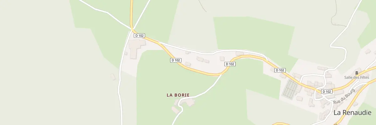 Plan du 5001 La Borie à La Renaudie