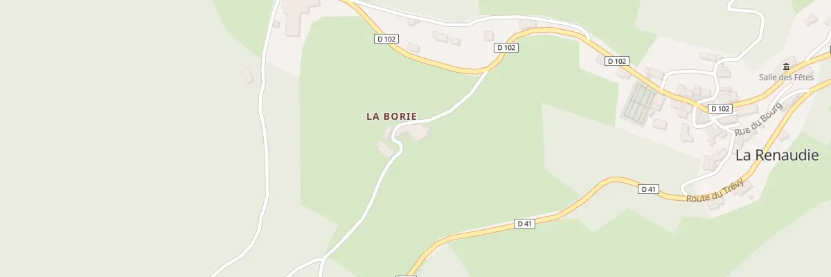 Plan du 5003 La Borie à La Renaudie