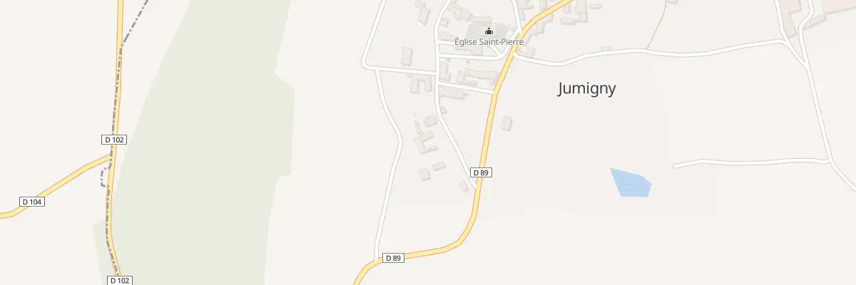 Plan du 12 Rue de Hédouville à Jumigny