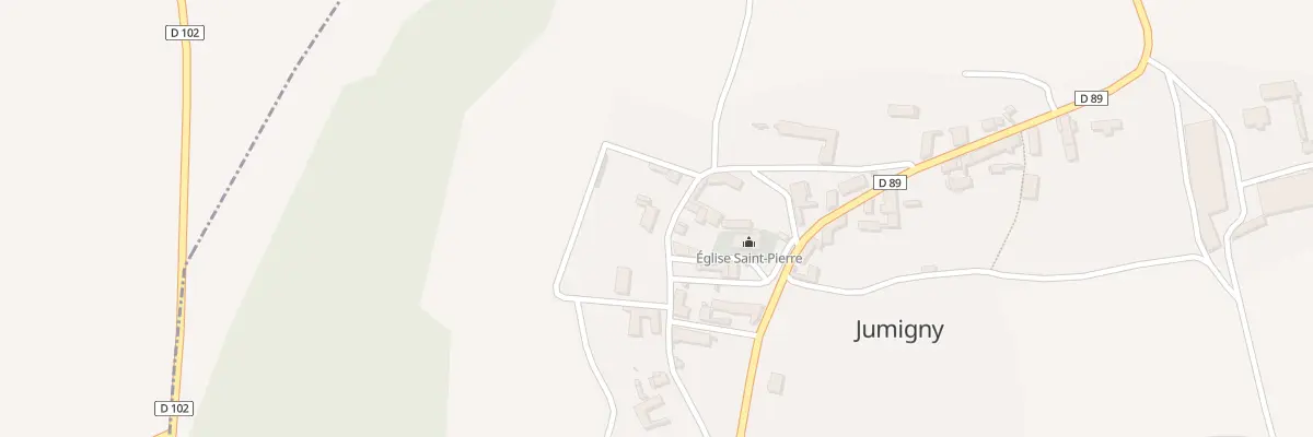 Plan du 2 Rue de Hédouville à Jumigny
