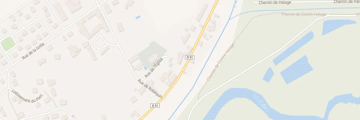 Plan du 18 Rte de Saron à Marcilly-sur-Seine