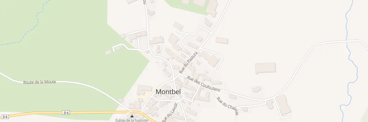 Plan du 5039 Montbel Village à Montbel