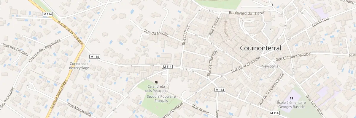 Plan du 26 Rue du Parc à Cournonterral