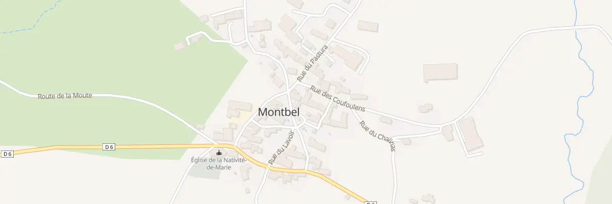 Plan du 5048 Montbel Village à Montbel