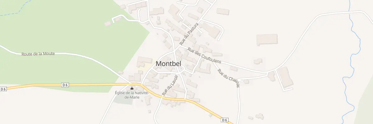 Plan du 5047 Montbel Village à Montbel
