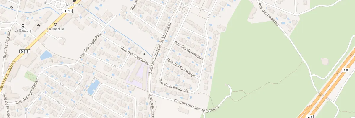 Plan du 3 Rue de l’Esclaviège à Gigean