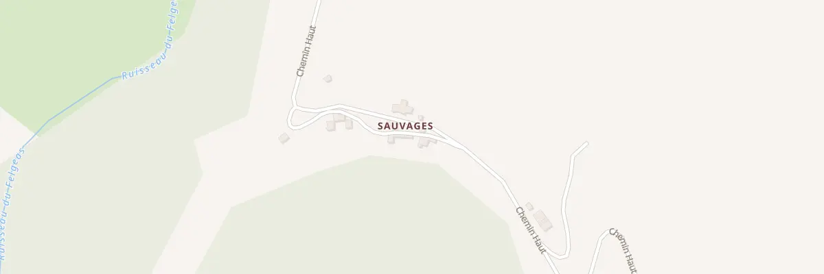 Plan du 5026 Sauvages à Mont Lozère et Goulet