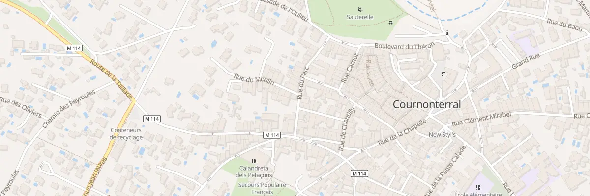 Plan du 20 Rue du Parc à Cournonterral