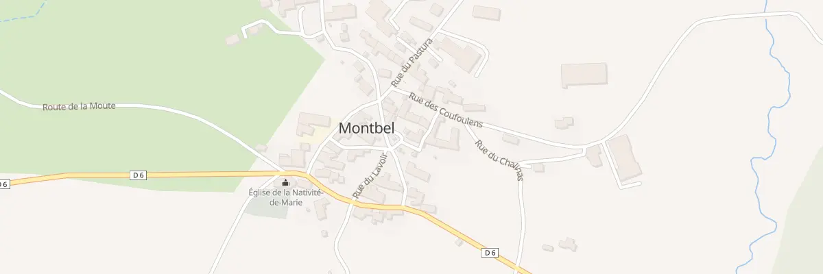 Plan du 5045 Montbel Village à Montbel