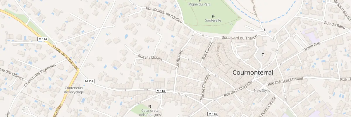 Plan du 16 Rue du Parc à Cournonterral