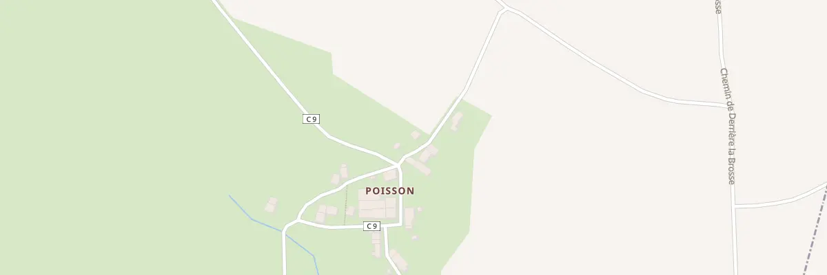 Plan du 2 Poisson à Saizy