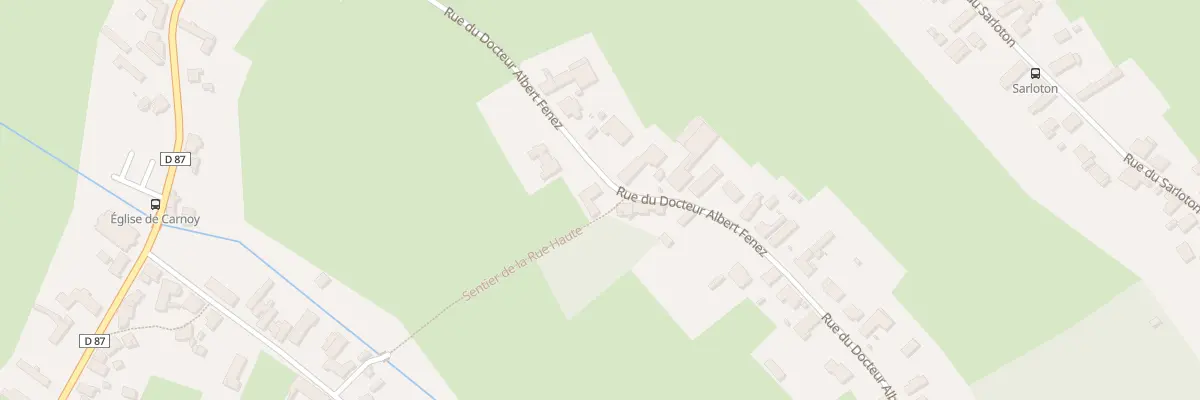Plan du 737 Rue du Doc Albert Fenez à Gommegnies