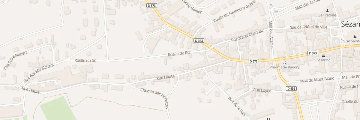 Plan du 31 Rue Haute à Sézanne