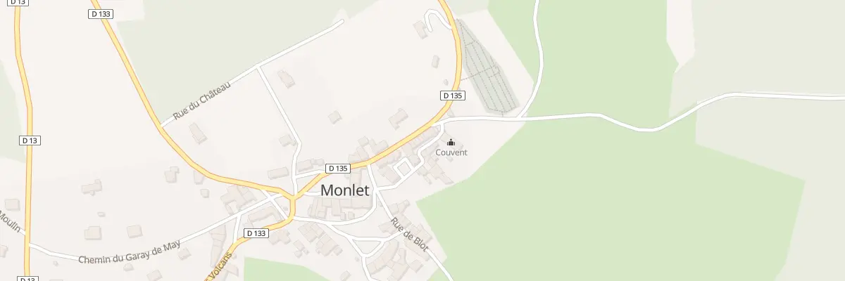 Plan du 5021 Le Bourg à Monlet
