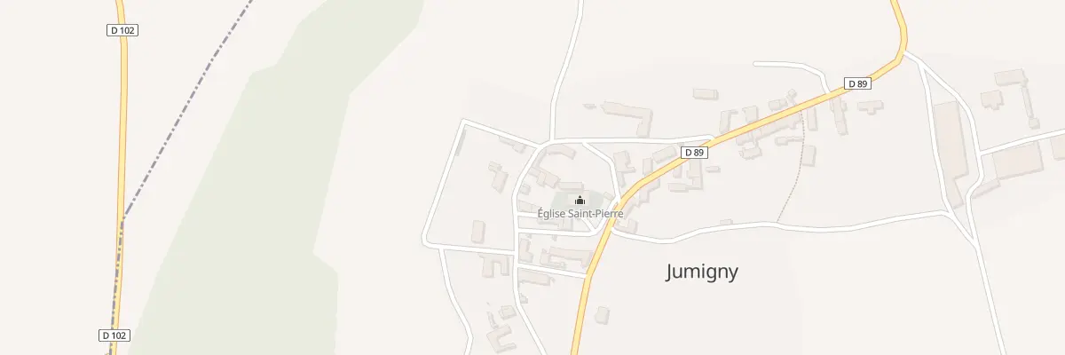 Plan du 1 Rue de Hédouville à Jumigny