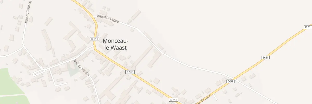 Plan du 17B Grande Rue à Monceau-le-Waast