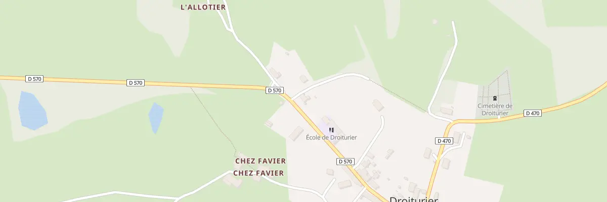 Plan du 34 Rte Impériale à Droiturier