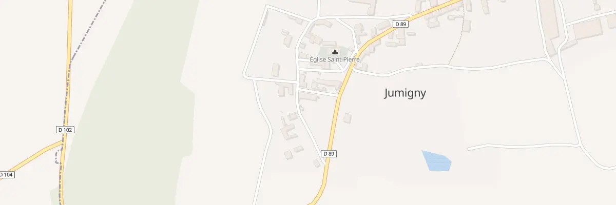 Plan du 3 Rue de Hédouville à Jumigny