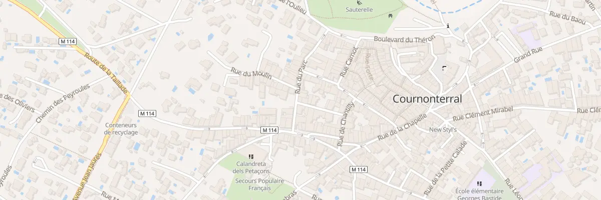 Plan du 13 Rue du Parc à Cournonterral