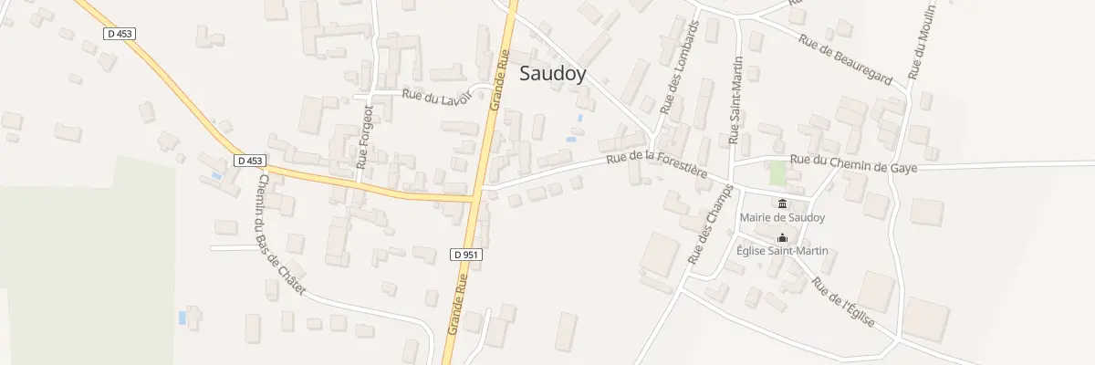 Plan du 7 Rue de la Forestière à Saudoy