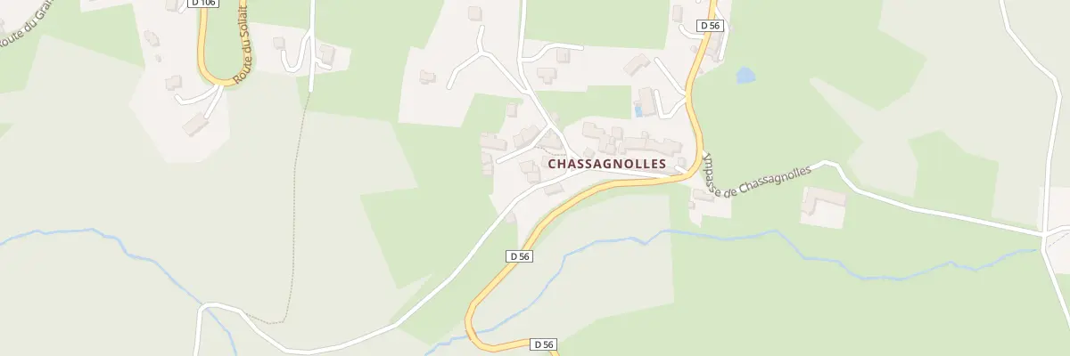 Plan du 5160 Chassagnolles à Saint-Ferréol-des-Côtes