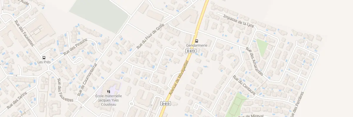 Plan du 16 Rue de l’Occitanie à Gigean