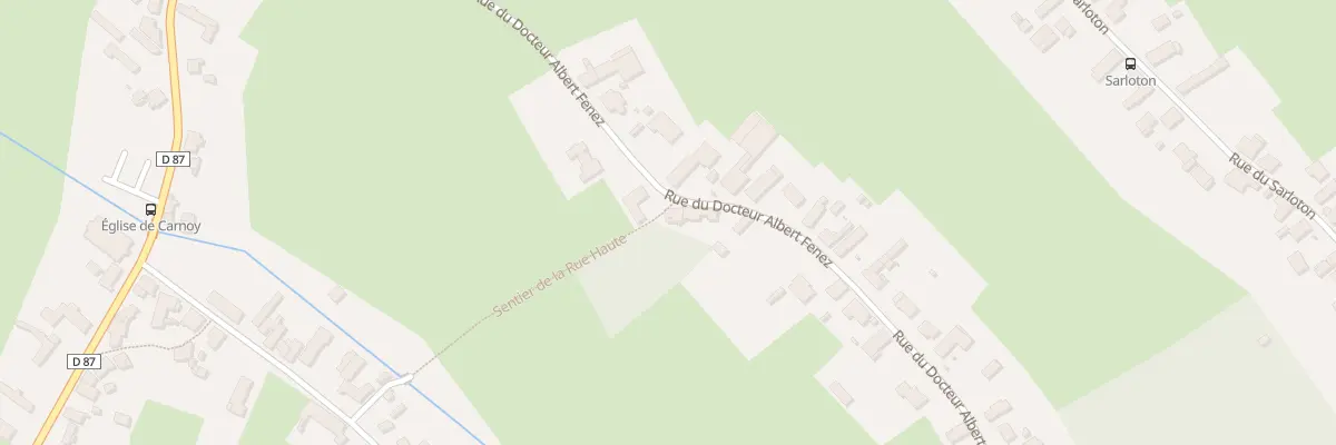 Plan du 751 Rue du Doc Albert Fenez à Gommegnies