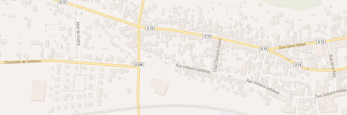 Plan du 160 Rue Voltaire Sellières à Romilly-sur-Seine