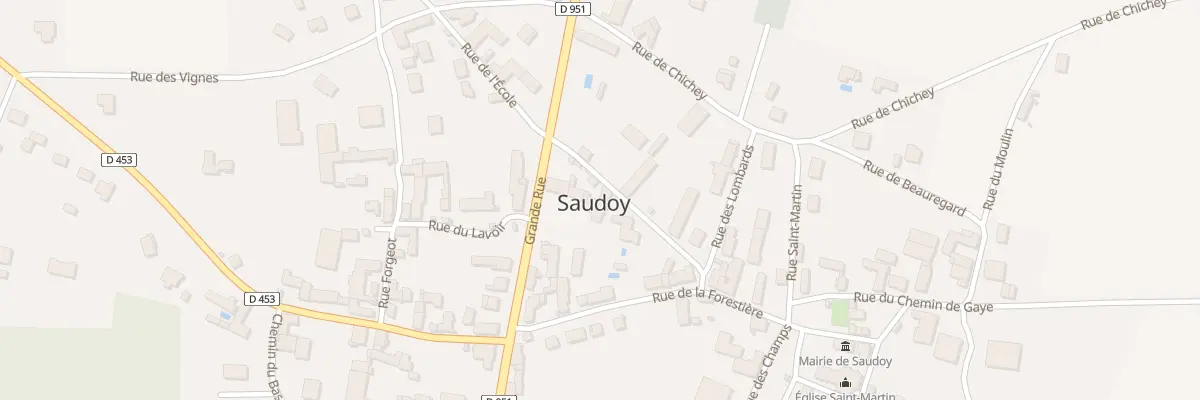 Plan du 5 Rue de l’Abreuvoir à Saudoy