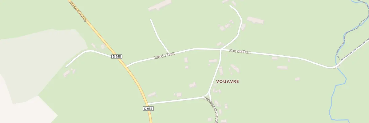 Plan du 171A Vouavre à Tamnay-en-Bazois