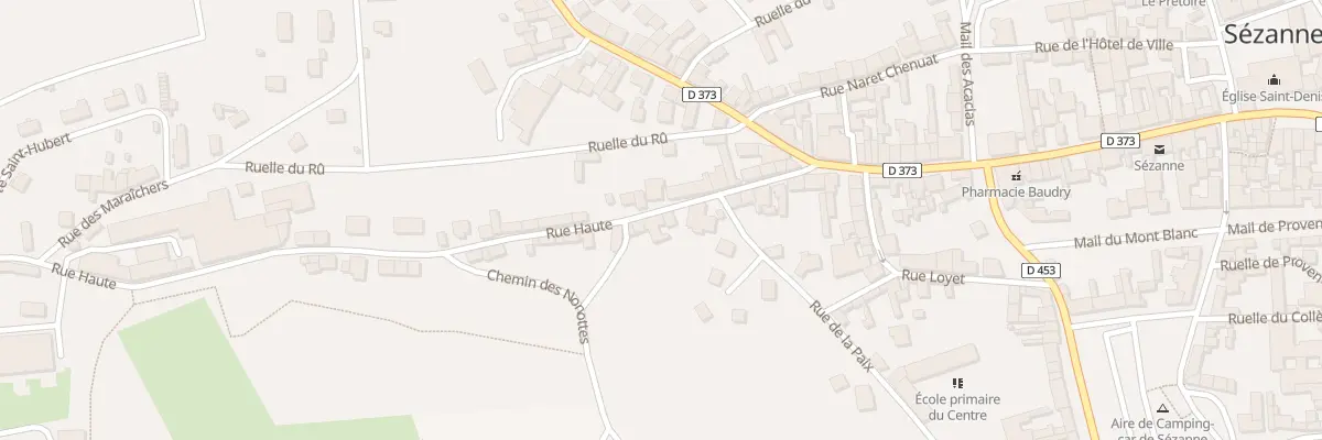 Plan du 30B Rue Haute à Sézanne