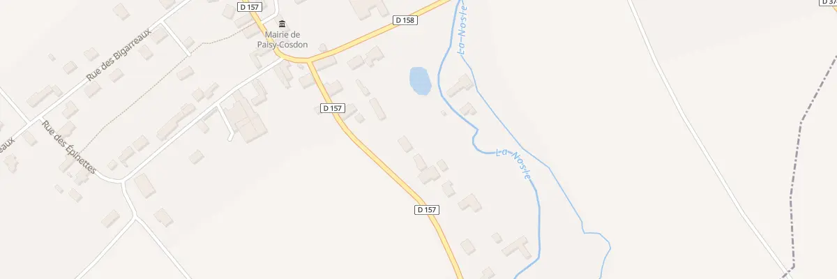 Plan du 7 Rue des Chenettes à Paisy-Cosdon