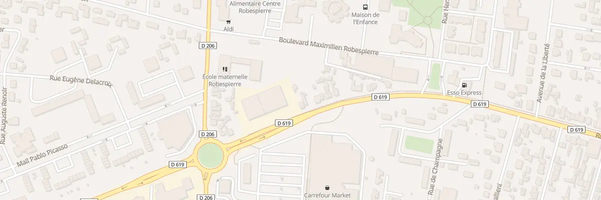 Plan du 112 Rue Aristide Briand à Romilly-sur-Seine