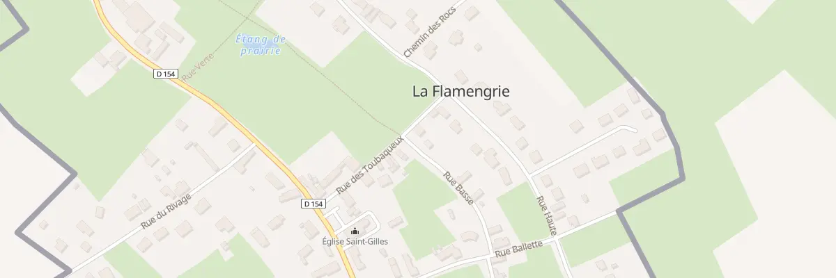 Plan du 33 Rue Basse à La Flamengrie