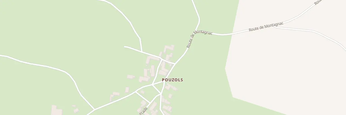 Plan du 2 Rte de Montagnac à Loudes