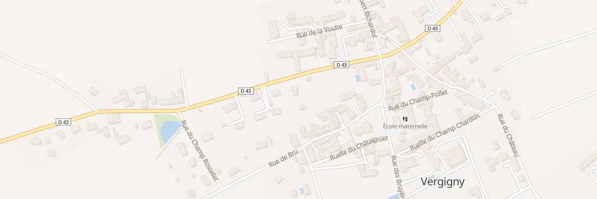 Plan du 9 Rue Bernard Liège à Vergigny