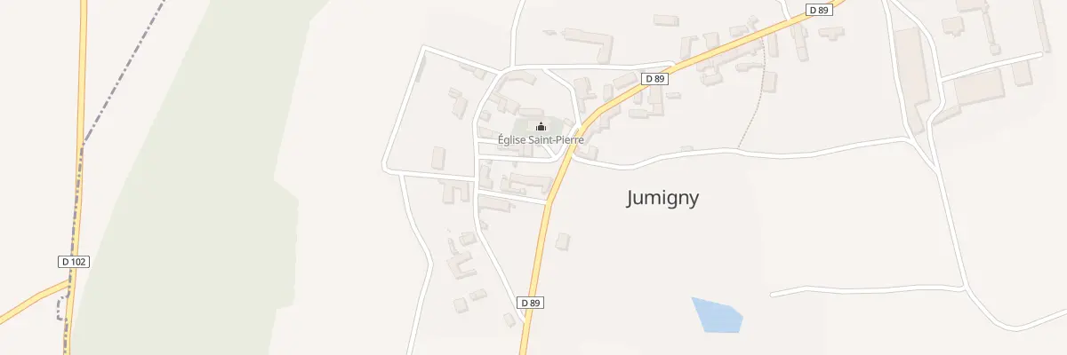 Plan du 2 Rue du Jeu de Tamis à Jumigny