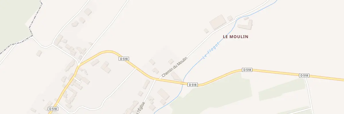 Plan du 2 Che du Moulin à Nesle-le-Repons