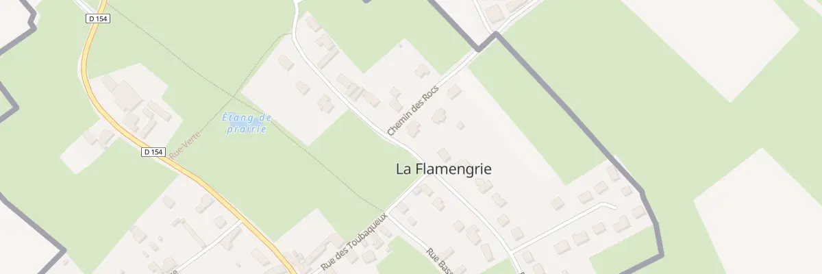 Plan du 2 Che des Rocs à La Flamengrie