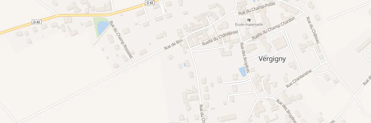 Plan du 4 Rue du Chêne à Vergigny
