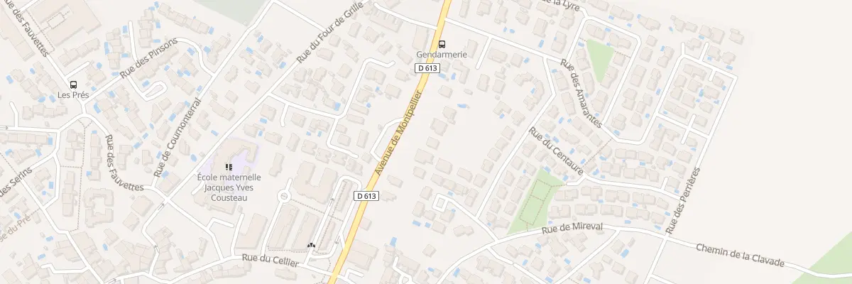 Plan du 5039 Av de Montpellier à Gigean