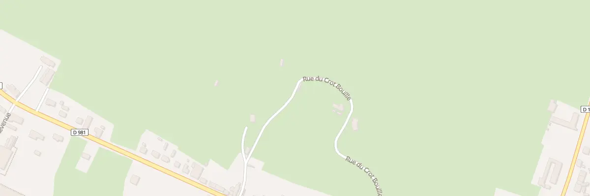 Plan du 9007 Rue du Crot Bouille à Fours