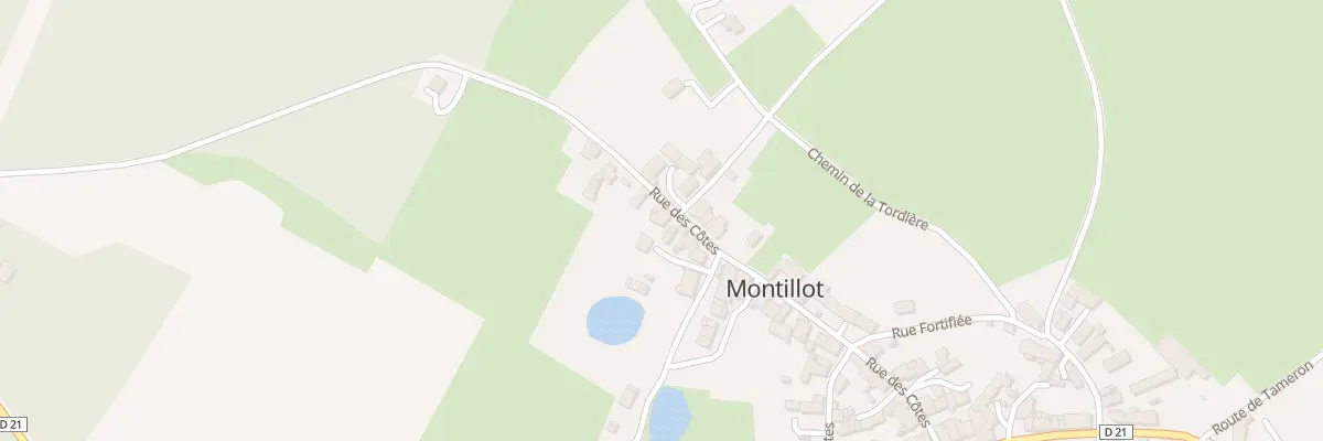 Plan du 35C Rue des Côtes à Montillot
