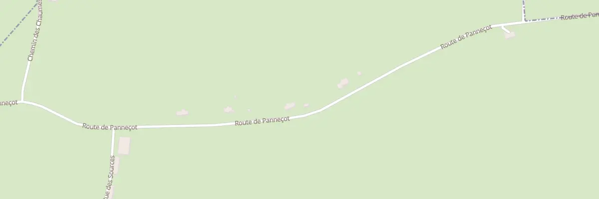Plan du 5 Rte de Panneçot à Isenay